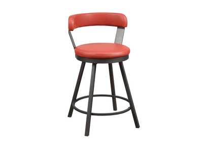Image for Counter Height Chair, Red Pu