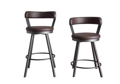 Image for Brown Pub Dining Chair Pu