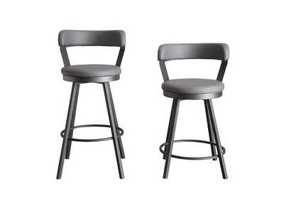 Image for Gray Pub Dining Chair, Pu