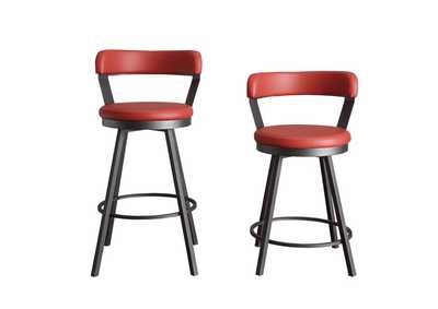 Image for Pub Dining Chair, Red Pu