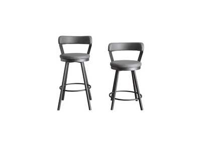 Image for Gray Swivel Pub Height Chair, Gray, 3A