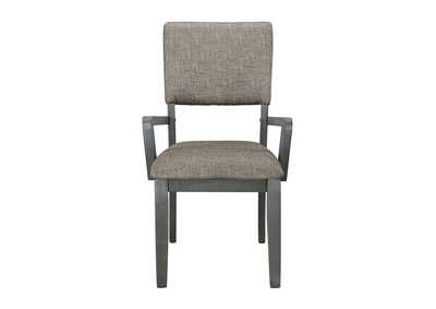 Image for Grey Arm Chair [Set of 2]