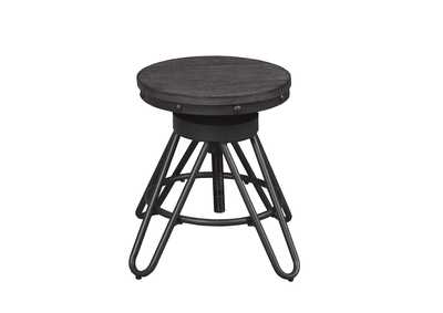 Image for Grey Round Stool [Set of 2]