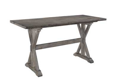 Image for C H Table Solid Rubberwood, Ant.Gray Sand