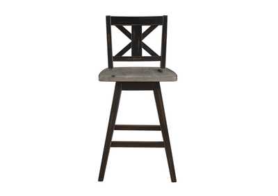 Image for Amsonia Swivel Counter Height Chair, Black