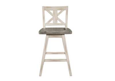 Image for Amsonia Swivel Counter Height Chair, White