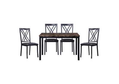 Image for Waite 5 Piece Dining Set W/ 4 Chairs