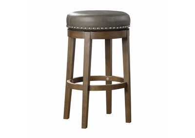 Image for Westby Round Swivel Pub Height Stool, Gray