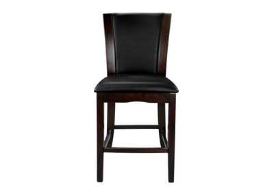 Image for Daisy Counter Height Chair, Dark Brown Bi-Cast Vinyl