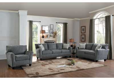 Image for Gray Sofa, 2 Pillows