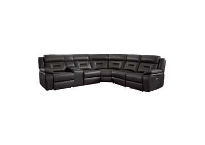 Image for Amite 6-Piece Modular Power Reclining Sectional