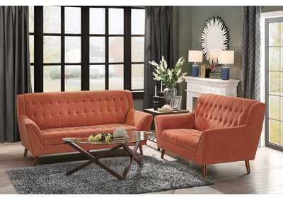 Image for Orange Sofa