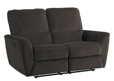 Image for Brown D. Rclnr Love Seat 100% Polyeste