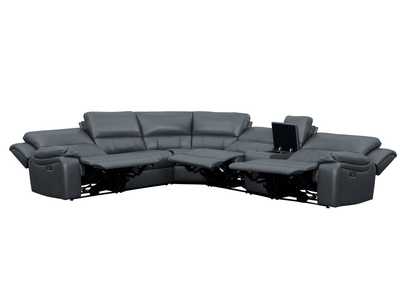 Image for Gray Sectional Corner Seat