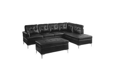 Barrington 3-Piece Sectional With Right Chaise And Ottoman