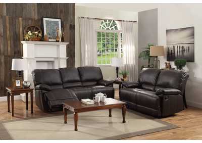 Image for Loveseat, Double Reclining,Dark Brw P/U