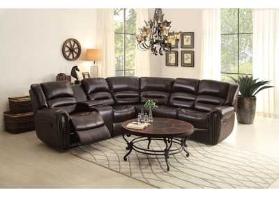 Image for Rsf Loveseat W/1 Rcnlr,D Brw Bndd Ltr