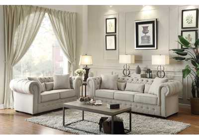 Image for Love Seat, 4 Pillows