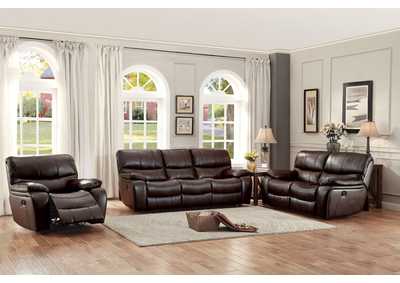 Image for Brown P.Reclining ChairDkLtr Gel Mtc R12