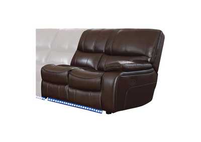 Image for Pecos Power Right Side Reclining Love Seat With Led And Usb Port