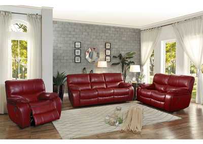 Image for Power Reclining Chair,Red Ltr Gel Match