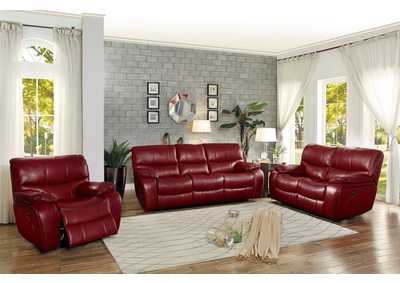 Image for Pwr Rcln Sofa,Red Ltr Gel Match