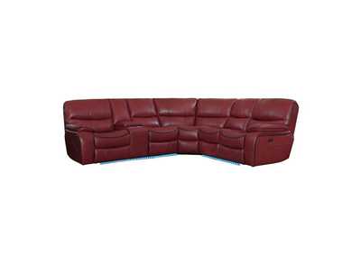 Image for Pecos 3-Piece Power Reclining Sectional With Left Console, Led And Usb Ports