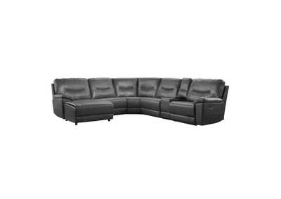 Image for Columbus 6-Piece Modular Reclining Sectional With Left Chaise