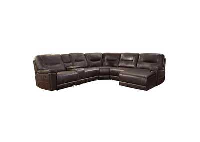 Image for Columbus 6-Piece Modular Reclining Sectional With Right Chaise