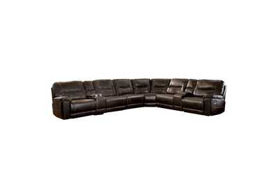 Image for Columbus 8-Piece Modular Reclining Sectional