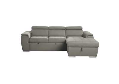 Image for Berel 2-Piece Sectional With Pull-Out Bed And Adjustable Headrests