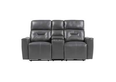 Image for Burwell Power Double Reclining Love Seat with Center Console and USB Ports