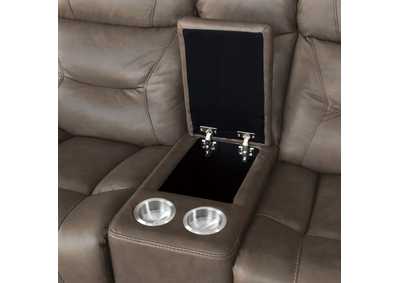 Image for Kennett Power Double Reclining Love Seat with Center Console, Power Headrests and USB Ports