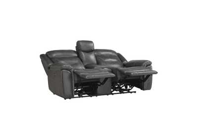 Image for Kennett Power Double Reclining Love Seat with Center Console, Power Headrests and USB Ports