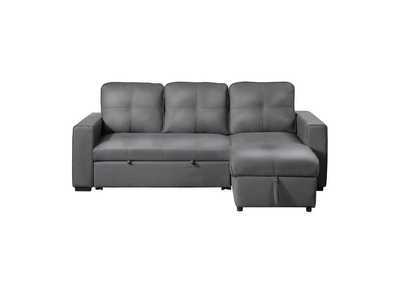 Image for Magnus 2-Piece Reversible Sectional With Pull-Out Bed And Hidden Storage