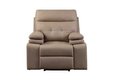 Image for Brown Power Reclining Chair with Power Headrest and USB Port