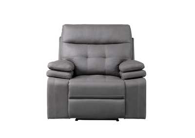 Image for Gray Power Reclining Chair with Power Headrest and USB Port