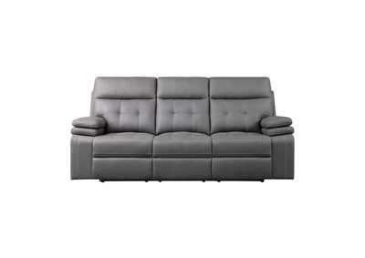 Image for Gray Power Double Reclining Sofa with Power Headrests and USB Port