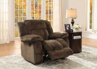 Image for Glider Reclining Chair; Choc Champion