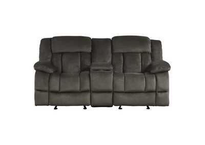 Image for Laurelton Double Glider Reclining Love Seat With Center Console