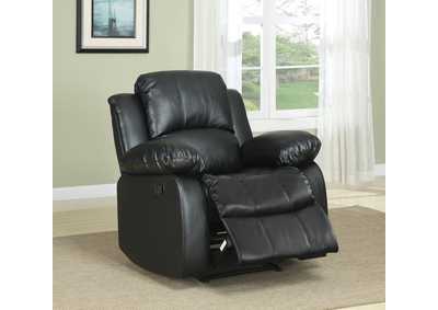 Image for Chair; Reclining; Blk Bonded Match