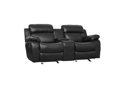 Image for Marille Double Glider Reclining Love Seat with Center Console