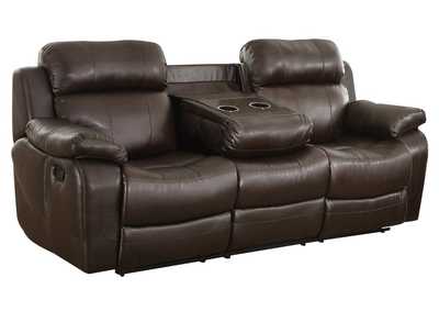 Image for Brown Sofa; Rclnr; Drop C. Hlder; Brw