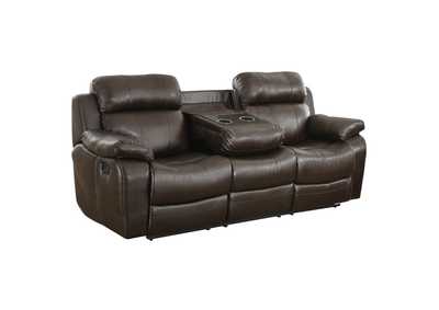 Image for Marille Double Reclining Sofa with Center Drop-Down Cup Holders