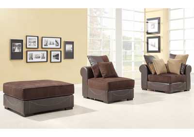 Image for Ottoman; Corduroy/Pu