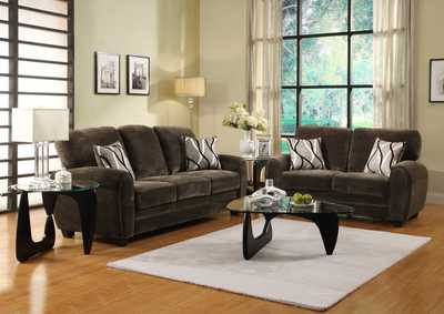 Image for Love Seat; 2 Pillows; Ch Plush