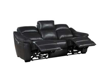 Image for Dark Grey Power Double Reclining Sofa W/Usb