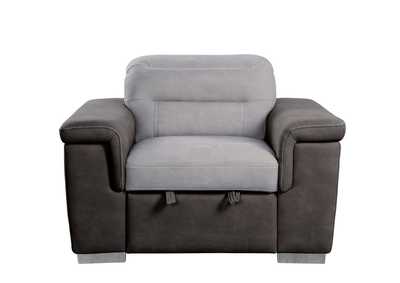 Image for Chair W/ Pull-Out Ottoman, 100% Polyest