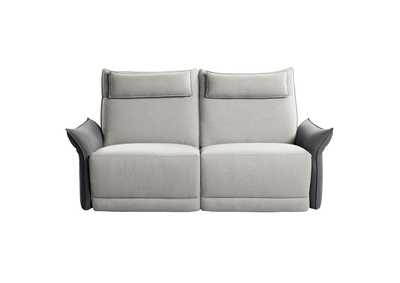 Image for 2-Tone Power Double Reclining Love Seat with Power Headrests