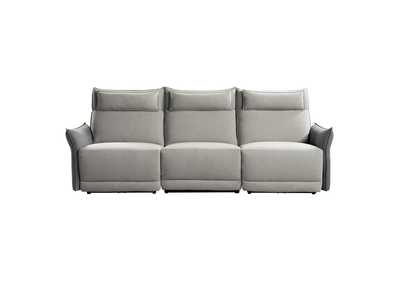 Image for 2-Tone Power Double Reclining Sofa with Power Headrests